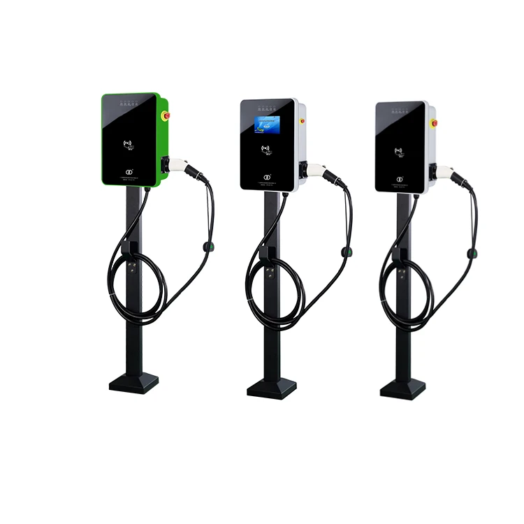  Various Types 32a 11kw Home Use Floor Mounted Car J1772 Ac 220v Ev Charging Pile