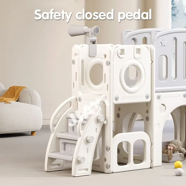 Indoor Play House Baby Playroom Playground Equipment Plastic Swing And Slides For Children Sliding Toys