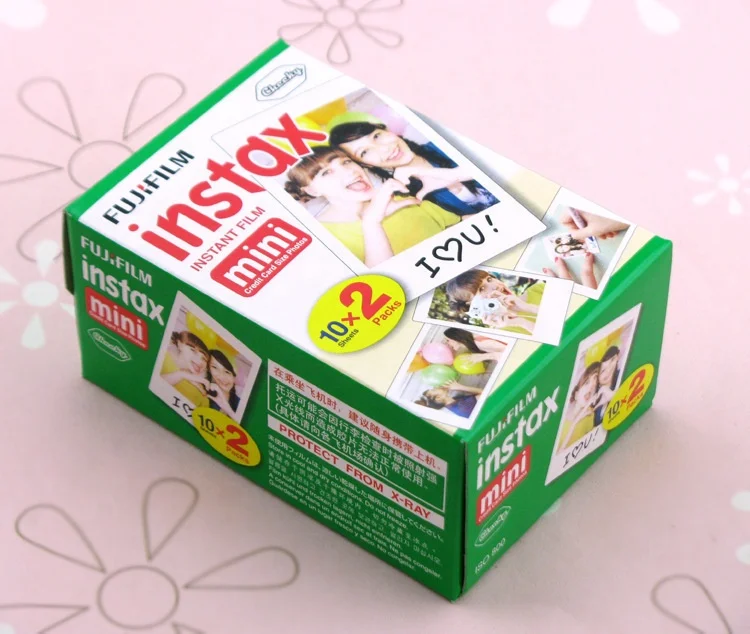 Lerp & белая пленка для Fuji instax Мини глянцевая фотобумага 20 листов/уп двойная упаковка