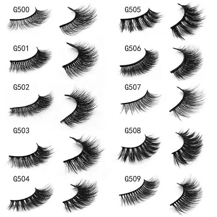 Оптовая продажа, натуральные премиум индивидуальные красивые Накладные ресницы с 3d эффектом, норковые ресницы для девочек