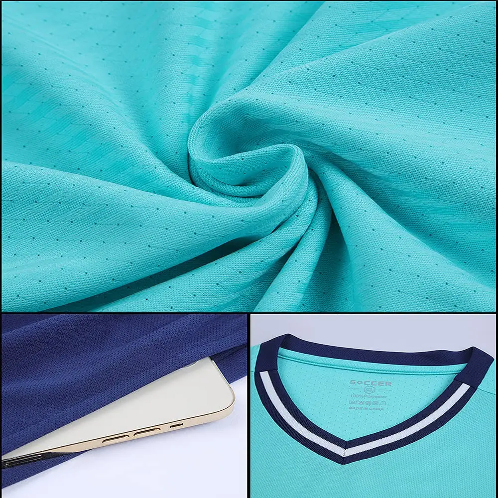 Wholesale OEM Design football clothes football set Football Uniform wear uniform Custom soccer kit Sublimation Soccer jersey