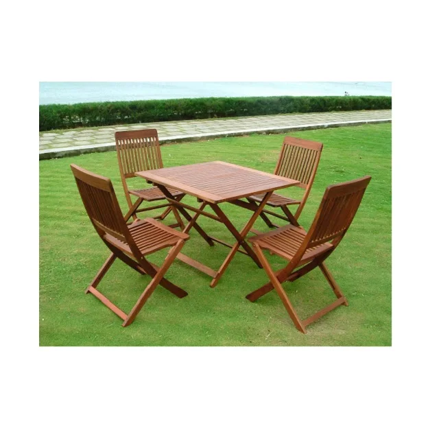 Outside Home Garden Decoration modern banquet outdoor garden wood chairs dining table set Chew Taxap Price Low Tax