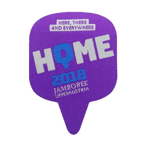 Factory Superior Quality Custom Badges woven Patch Woven Label with Iron on Not Fade