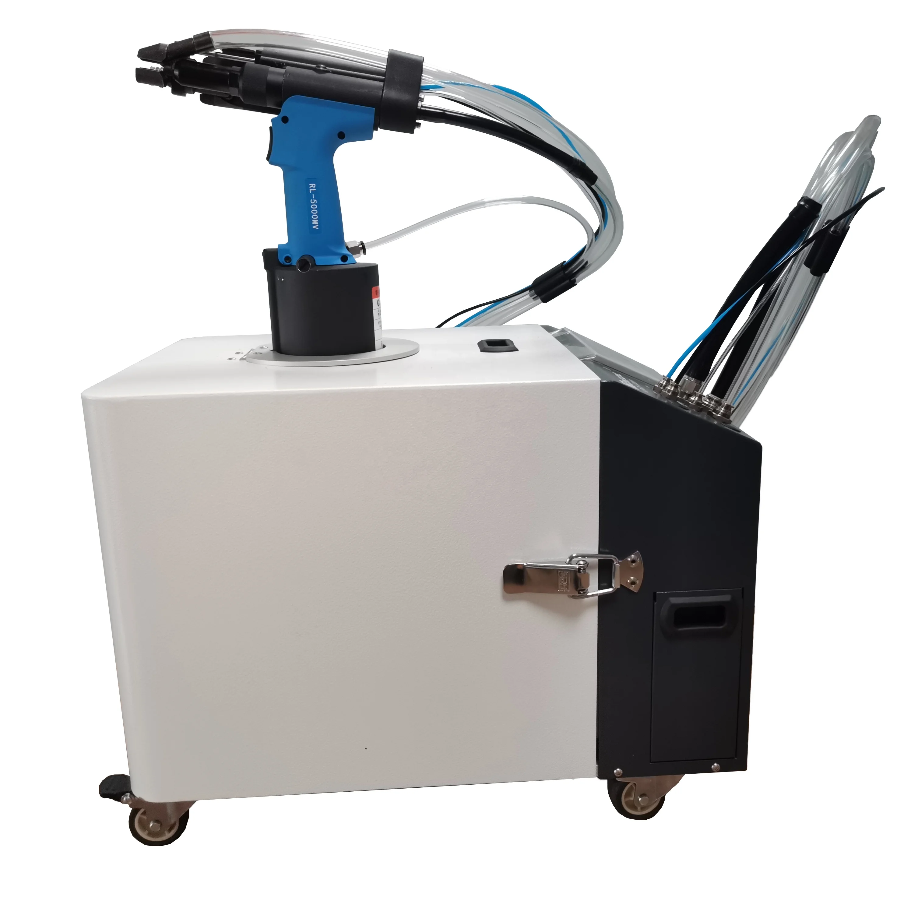 Хорошо спроектированный автоматический клепальный станок, автоматическая подача пневматического пистолета с модульной автоматической системой подачи/