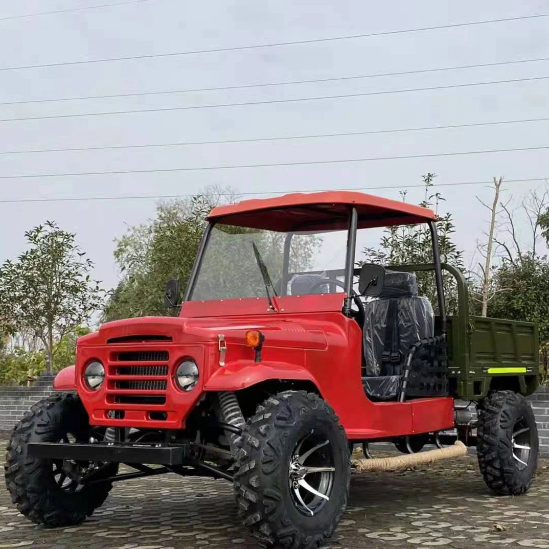  350cc взрослых четырёхколёсный вагончик с Двухместный внедорожный вездеход ATV грузовой