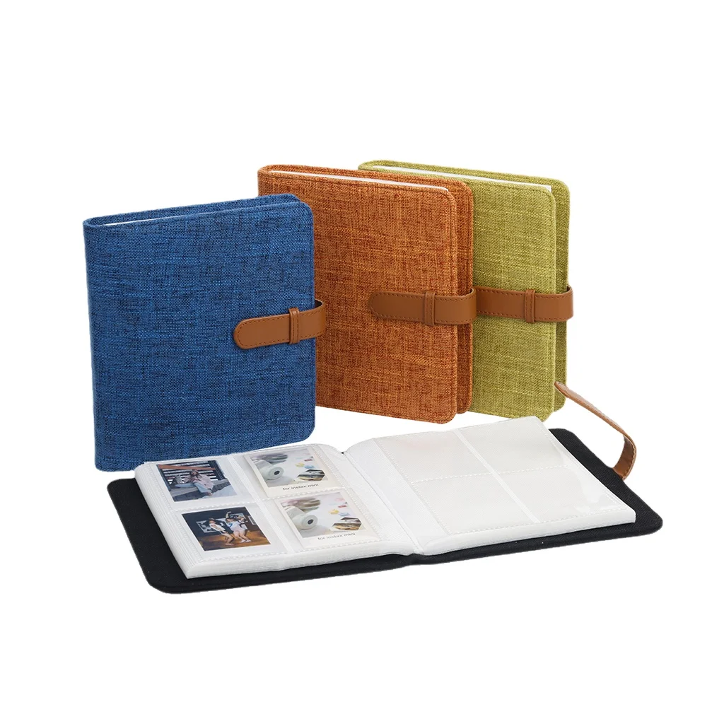 New Arrival Simple Design 288 Pocket Photo Album Book for Instax Mini 12/11/EVO/Liplay Linen Photo Album