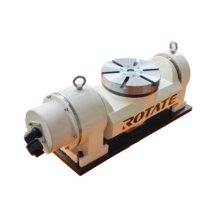 High Quality Low Price Universal Tilting Rotary Table 250mm Milling Machine 5th Axis Cnc Rotary Table