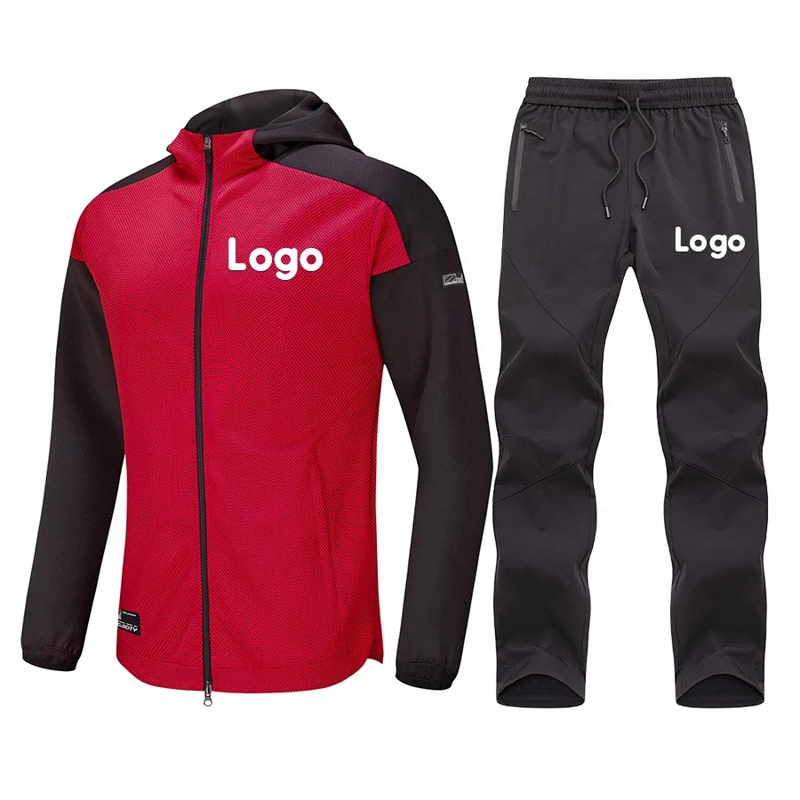 Lidong new tracksuit for men plain cotton hoody sweat suits wholesale Hoodie and Jogger Pants Suit outdoor tracksuit set