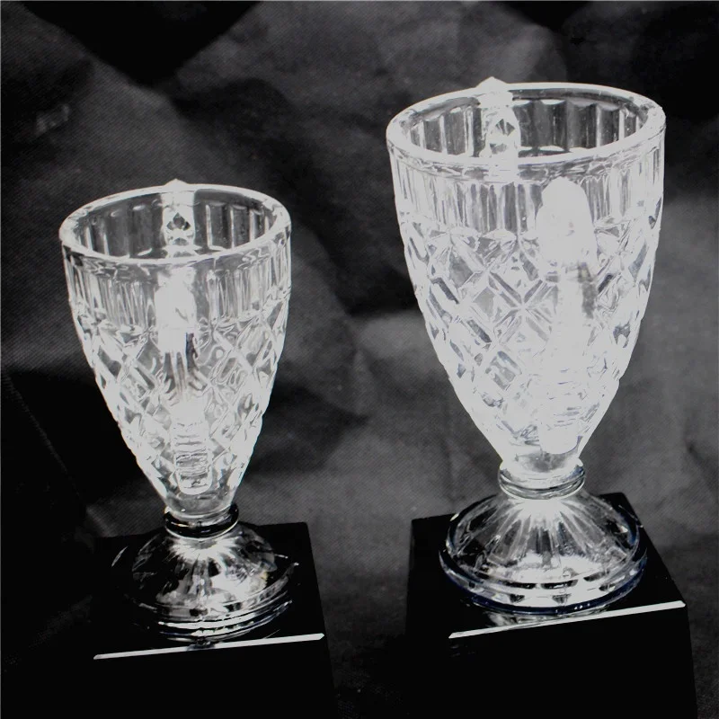 Exquisite crystal trophy design customization/New design Big Crystal Craft champion cup award Trophy/big crystal glass award