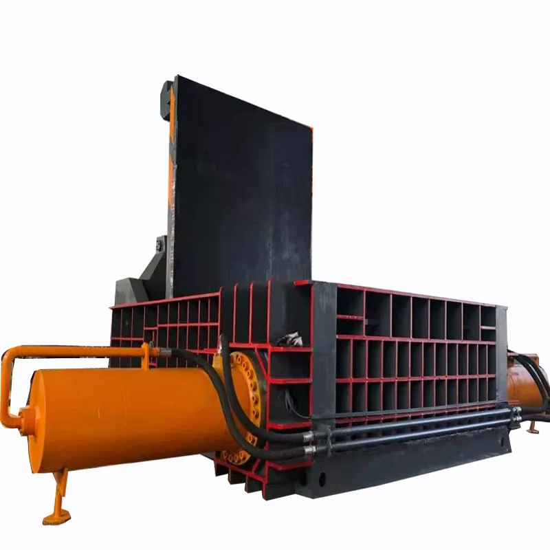 fully automatic hydraulic piston waste car and truck baling press machine