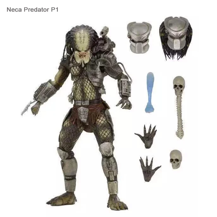 18cm NECA Predator P1 Action Figure Jungle Hunter Collectible Model Toys PVC Toys Kids Gifts Anime  Figure Doll Predator