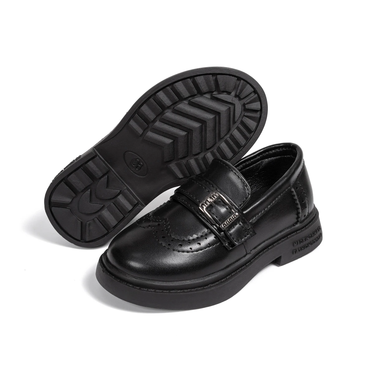 Classic Black Mary Jane School Shoes For Girls Durable And Comfortable Uniform Footwear