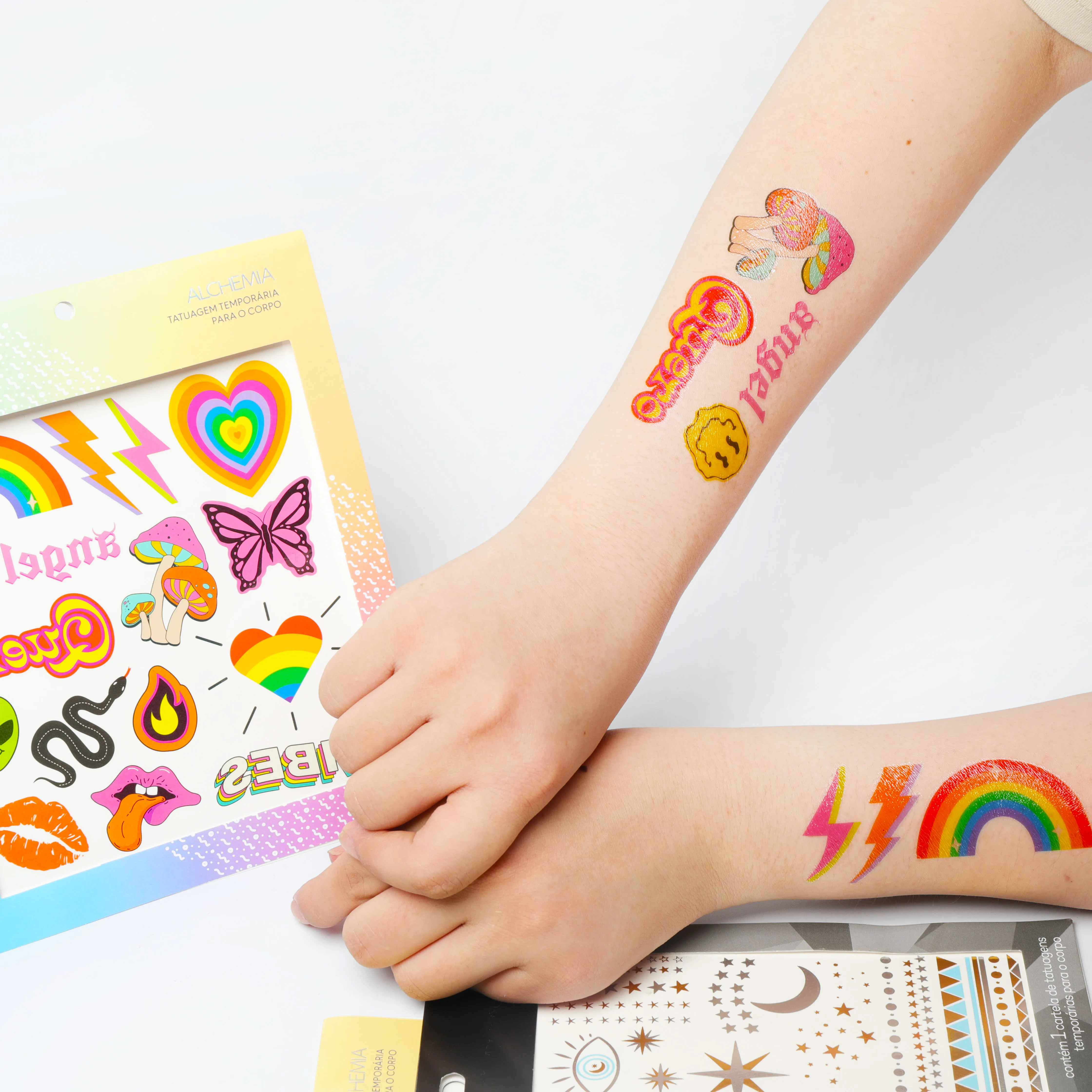 customized packing simple cartoon custom personalized temporary tattoo stickers for kids