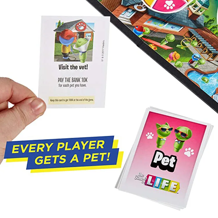 Family fun  adventure game custom colourful family  board game set for children board games for families life