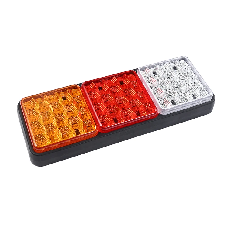 Top selling led rectangular work high quality tail truck rear combination lamp light