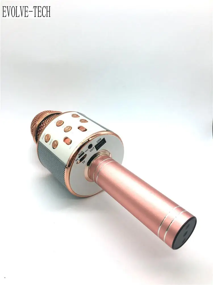 Cheapest Karaoke Microphone Handheld Wireless Speaker  Professional Handheld USB Charger KTV Microphone for Karaoke