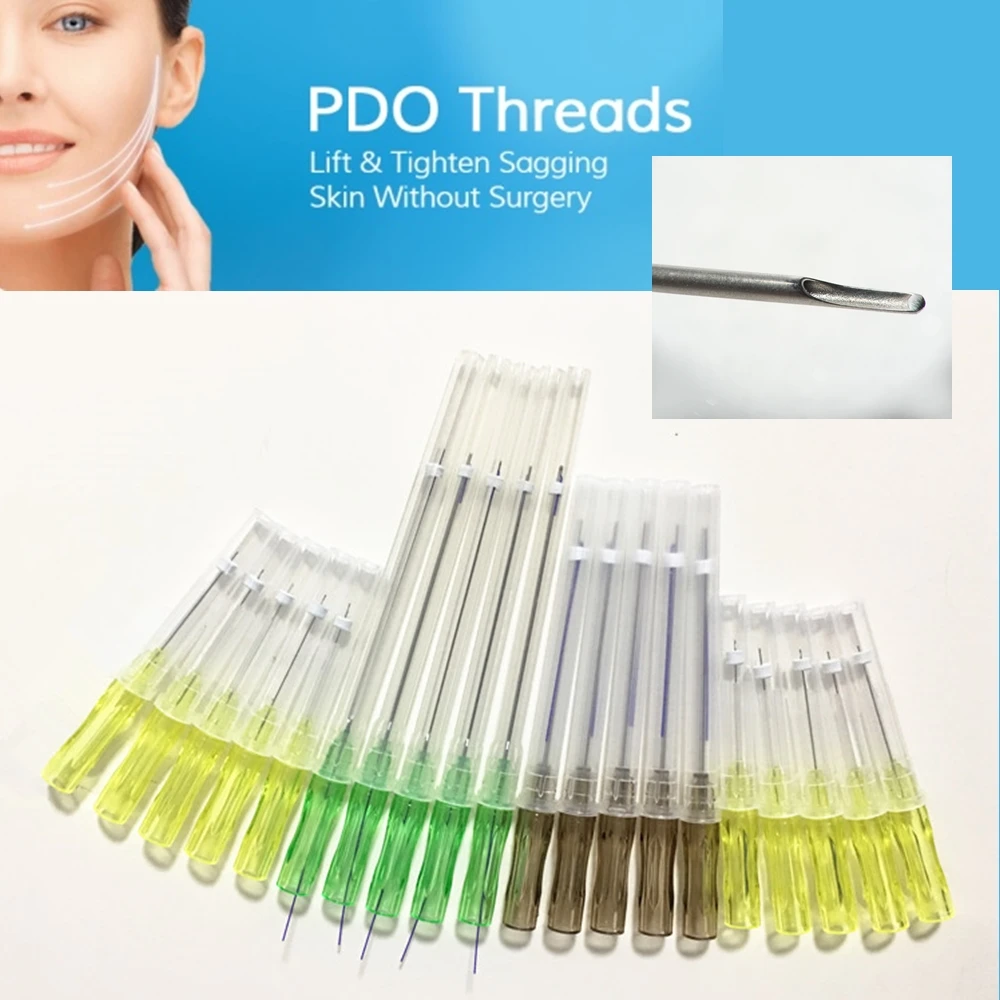 Free shipping Foxy eye PDO Thread Cog 4D L Blunt 21g60mm thread lift for face