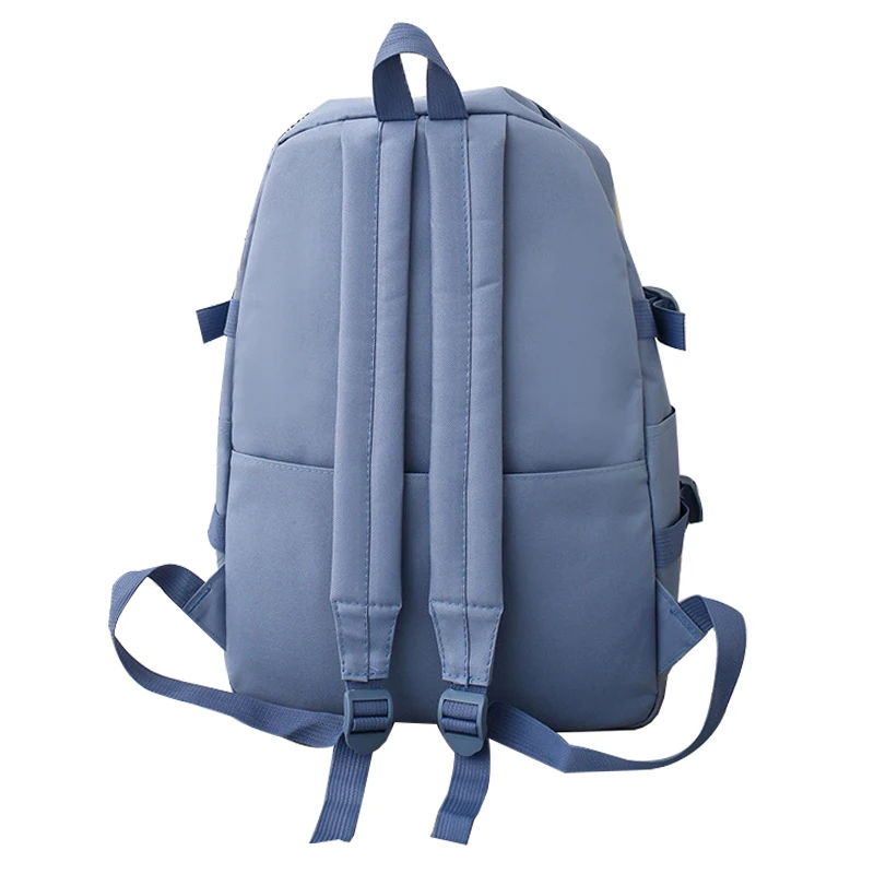 Custom New Canvas Casual School Female Kids Student Bags Backpack For Girls