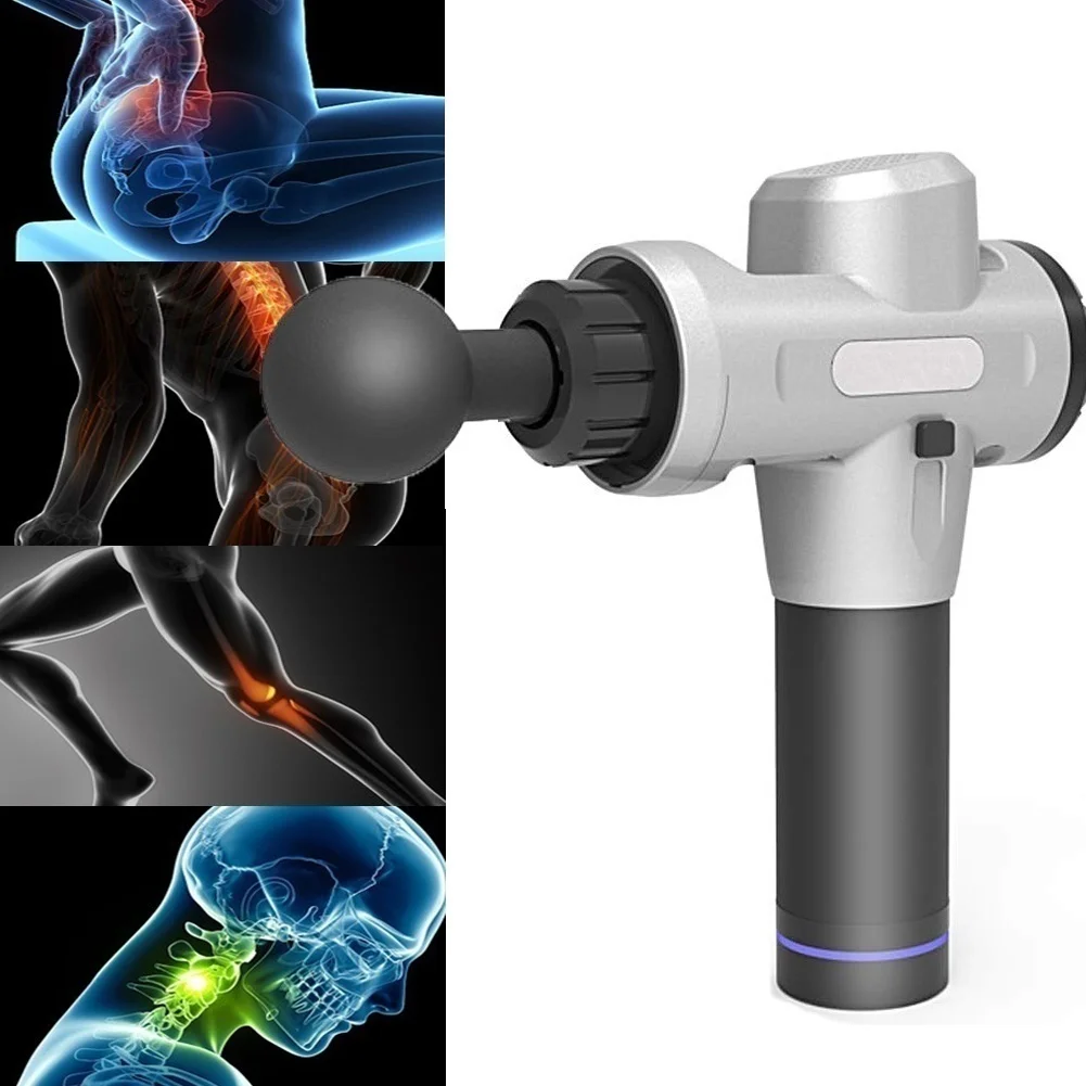 
IN STOCK EU US Dropshiping Massage Gun 24V Muscle Massager Sports Ultra-Quiet 20 Speeds Level post-workout massage guns 