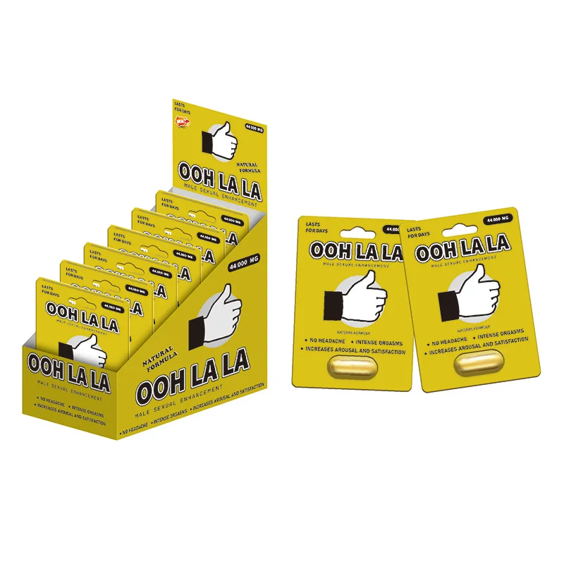 In Stock Cheap Price Male Enhancement  Blister Card and Display Box  3d Card