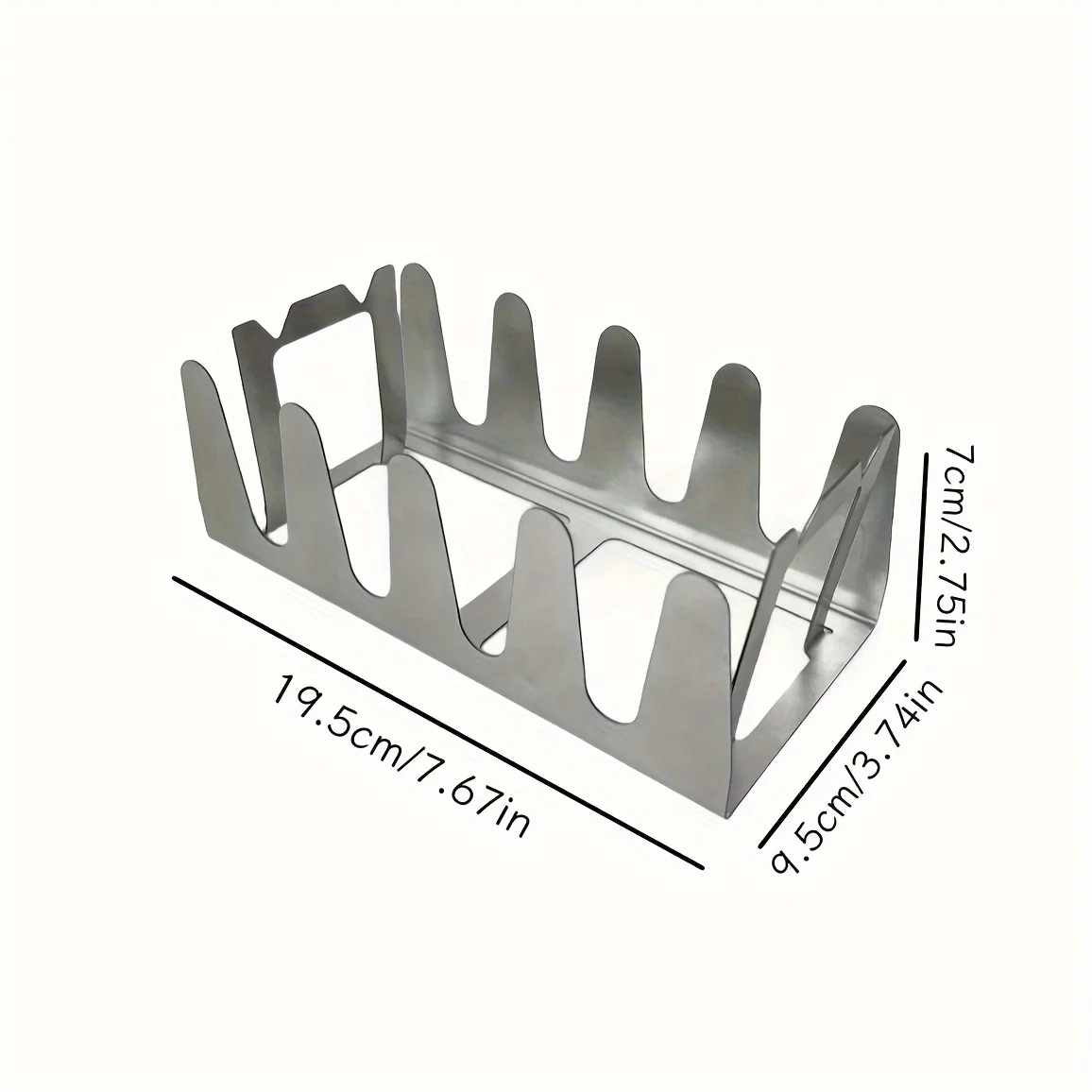 Portable Chicken Wing Holder Grilled BBQ Grill Rib Rack Stainless Steel Multi-functional Barbecue Grill For Outdoor Garden