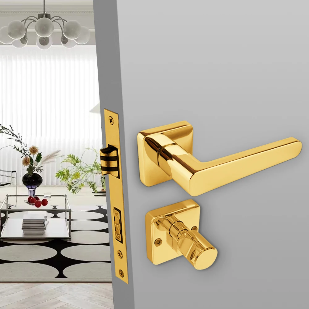 Cheap European French Antique Traditional Hampton Black Gold 2 3 Lever Aluminium Zinc Alloy Brass Door Lever Handles With Lock