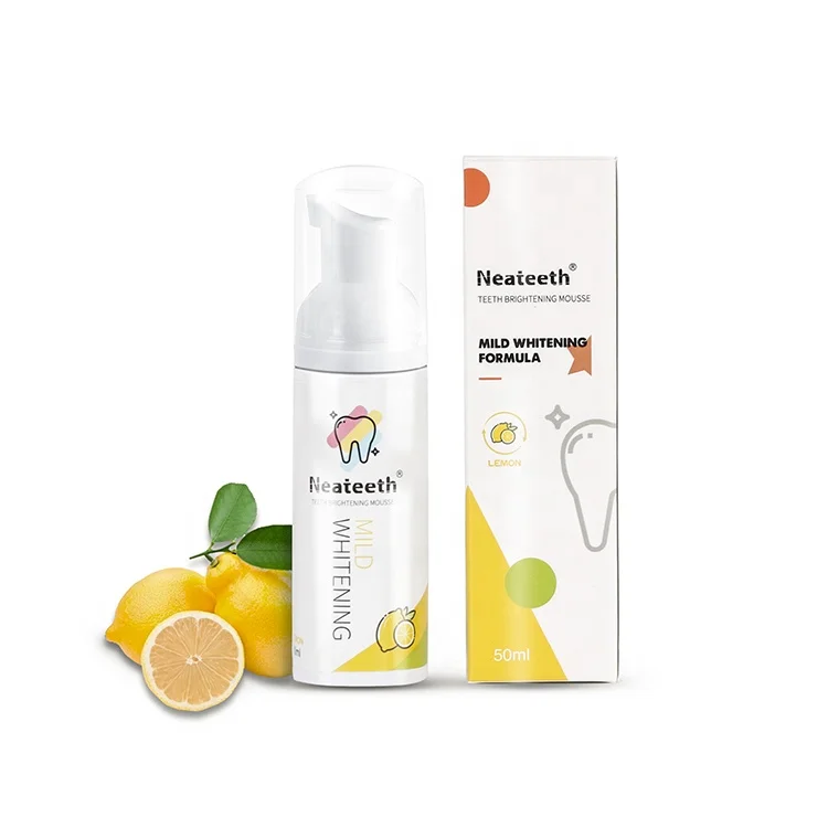 
Wholesale Good Quality Organic Teeth Whitening Mousse Liquid Foam Toothpaste for Teeth Whitening 