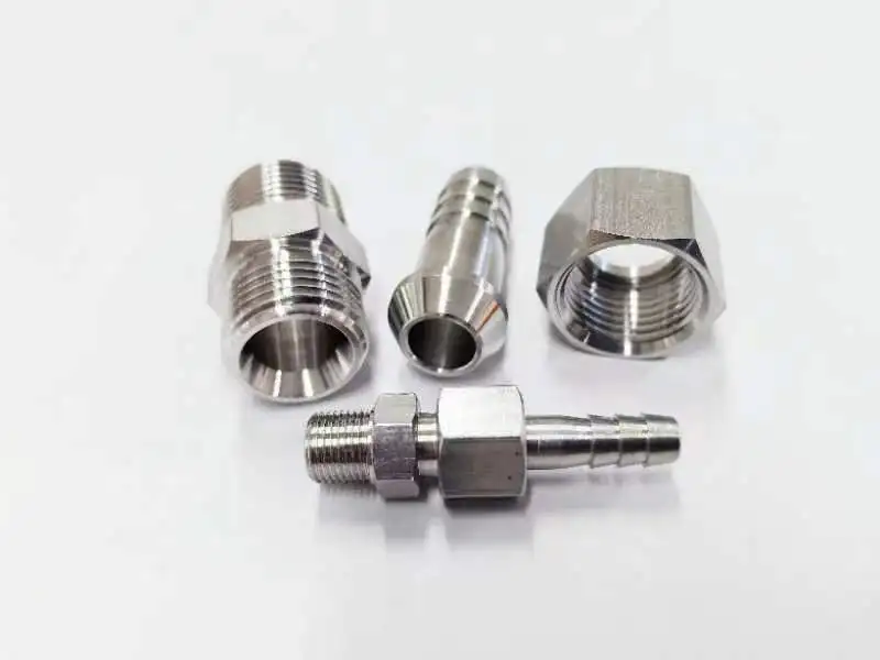 WAKAMATSU Stainless steel 304 SS316L Pagoda Joint Coupling Hex Connector Hose Barb Nozzle Fitting reducer Pipe Union