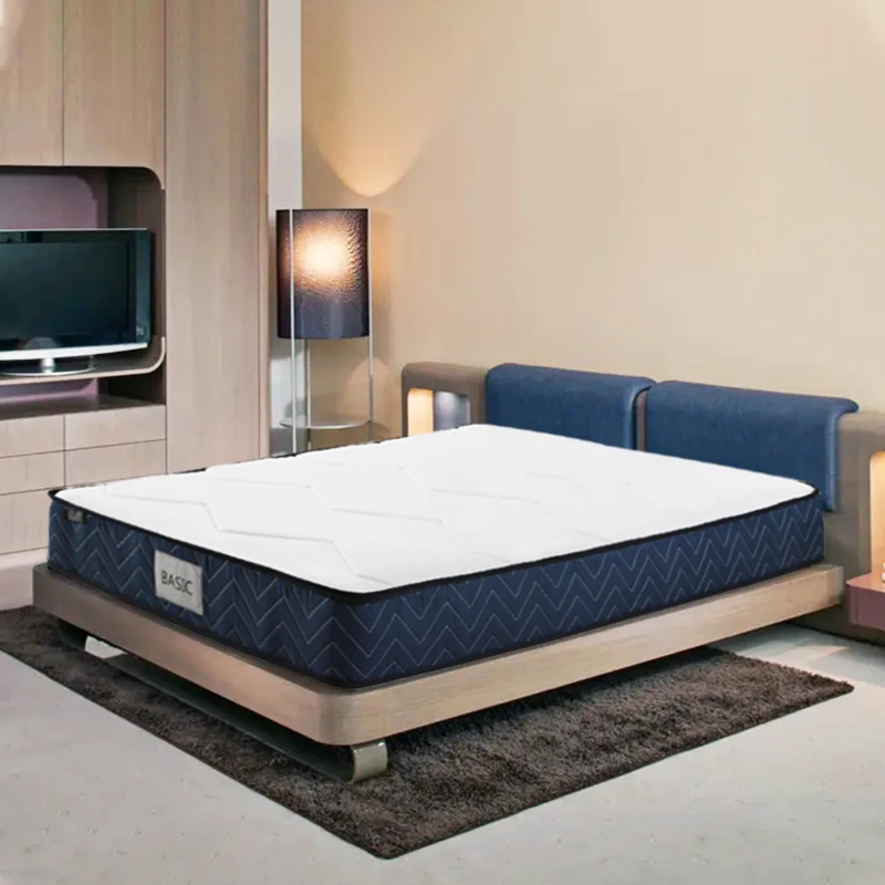 7-zone Pocket Spring Hotel Mattress Roll Box Pocket Spring Mattress Polyurethane Foam Massage Mattress