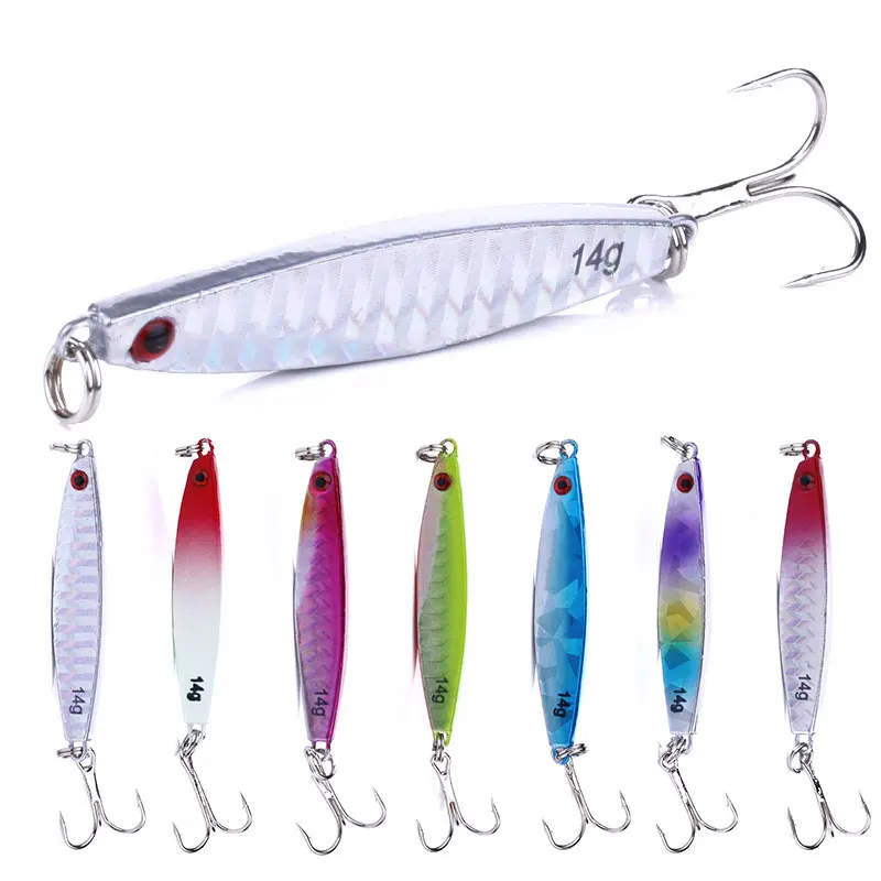 Wholesale 6cm 14g Artificial Hard Metal Lead Jig Bait Fishing Lures