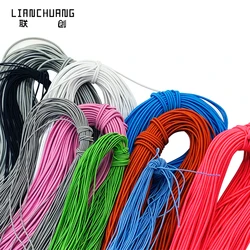 2.5mm 4mm 5mm 8mm 10mm Strong Stretch Elastic Bungee Cord Colorful Round Elastic Shock Rope Rubber Cord