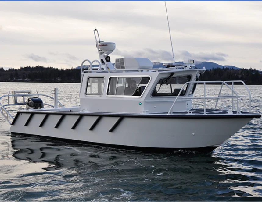 8.1m 27ft Aluminum high speed workboat patrol boat for sale
