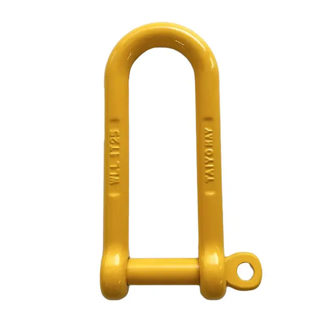 Workinga twist-on type hardware tools anchor shackle d in high places