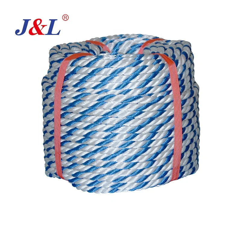 Высокопрочная полипропиленовая швартовая веревка плотностью 64 мм, 8 подставок, 12 подставок, OEM ODM