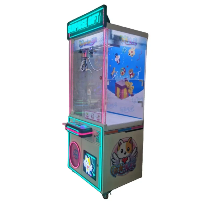 Wholesale Custom Coin Operated Doll Vending Arcade Crane Toy Joystick Gripping Machine Claw Machine