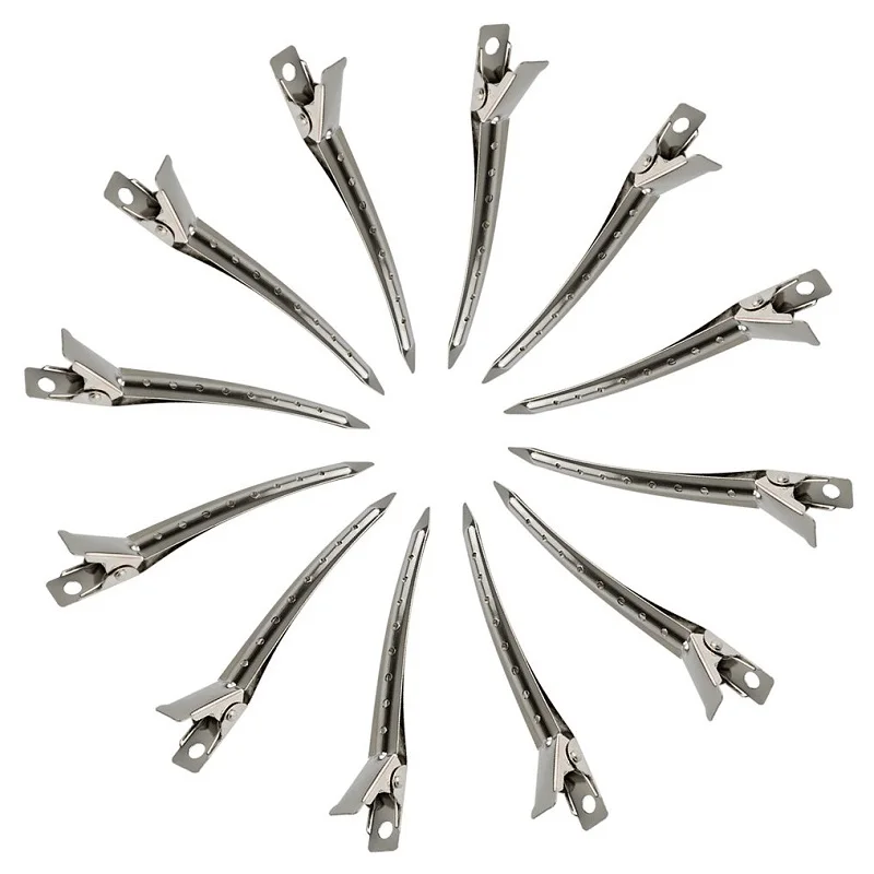 Best Quality Metal alligator crocodile shape hair pin duckbill duck bill durable hair clips accessories for women