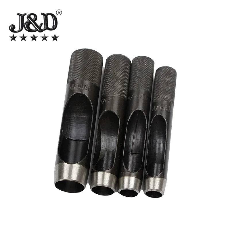 Round punch kit Belt punch  Hollow punching tool set Hole puncher Leather punch kit Oxford cloth bag round punching tools kit