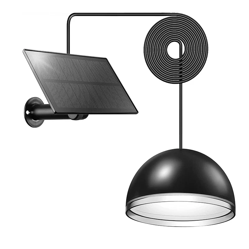 Waterproof Solar Hanging Lamp Remote Indoor Adjustable Led Shed Outdoor Solar Pendant Garden Lights