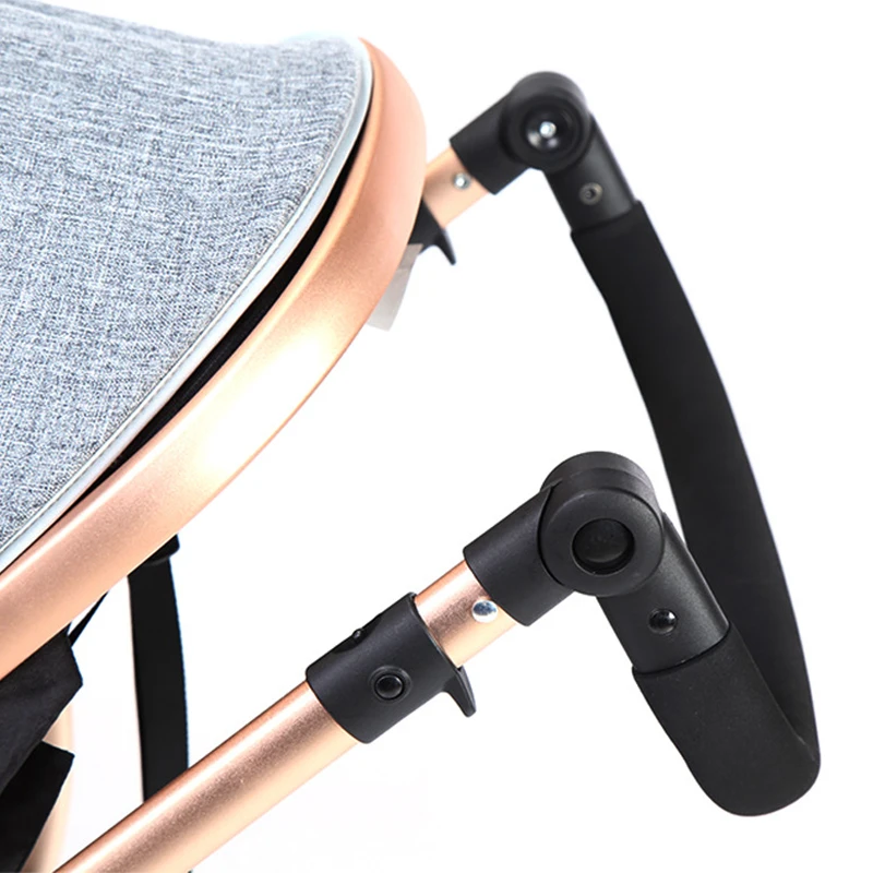 Aluminum frame high landscape luxury baby stroller prams 3 in 1 baby stroller carrier pram