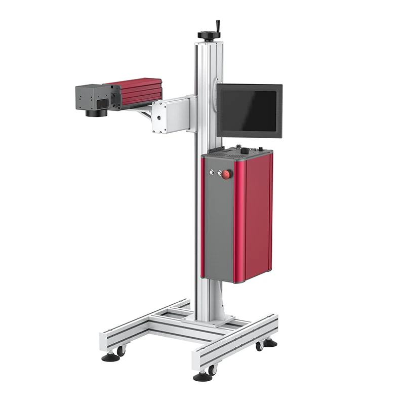 cheap price raycus mini fiber laser marking machine color Mini portable glass plastic marking machine