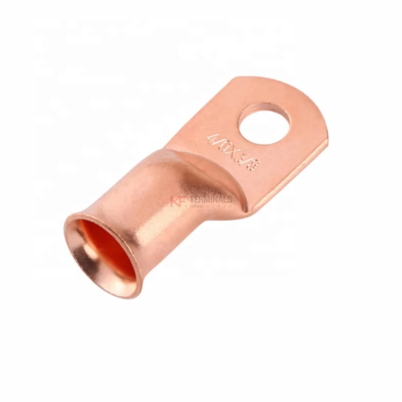 Hot Sale Electrical Connector Crimping Single Hole Tinner Plated Copper Cable Lug