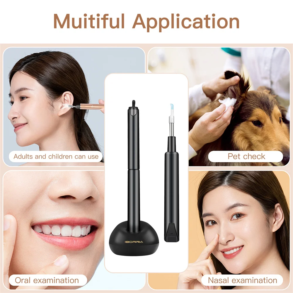 Fashion and Healthy Smart Visual Wifi Dropshipping earwax removal device ear cleaning pick