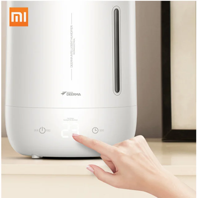
Deerma Household Air Humidifier Air Purifying Mist Maker Timing With Intelligent Touch Screen Adjustable Fog Quantity 