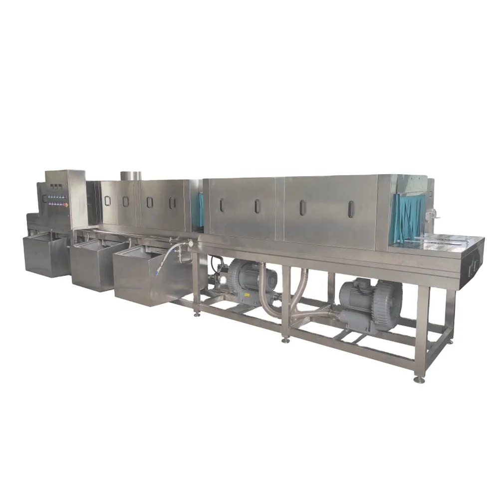 Excellent quality plastic cage crate tray pallet washer cleaner industrial use basket washer washing machine