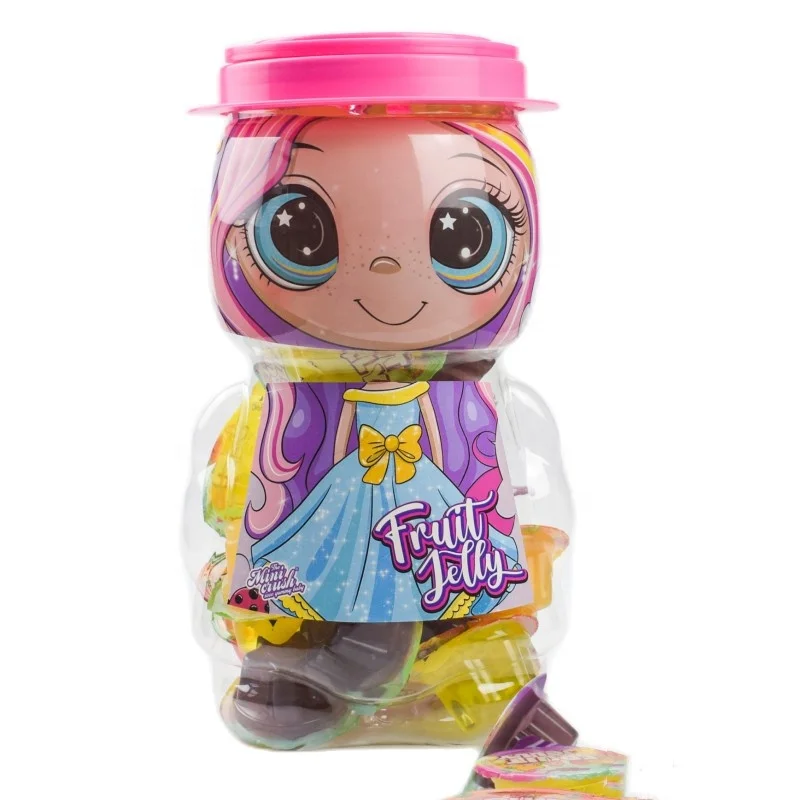 OEM мини-фруктовое желе игрушка банка для девочек Кондитерские конфеты принцессы