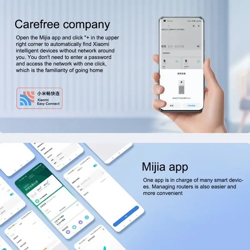 Mesh System Wifi6 5400Mb Wireless 160MHz 4K Repeater External Amplifier Work Mijia Redmi AX5400 Wifi Router