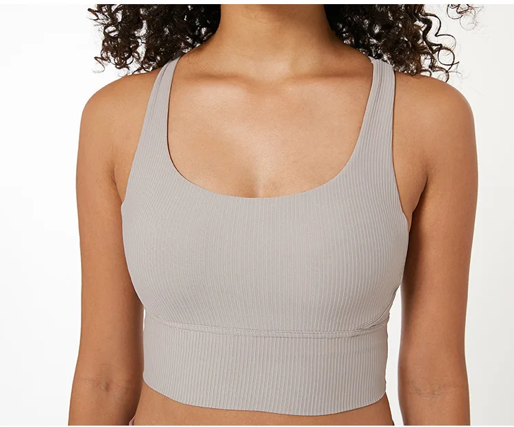 Favorable Price Gym Fitness Naked feeling Women Fitness Custom Sports Bra, High Strength Powerful Gym Fitness Yoga Bra