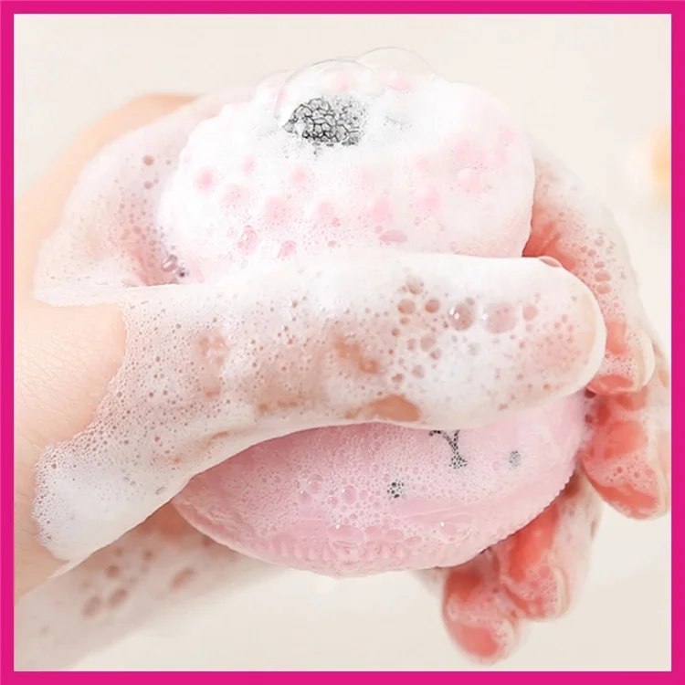 Silicone Facial Cleansing Brush Mini Face Scrubber for All Skin Types Silicone Face Brush Silicone Massage Brush