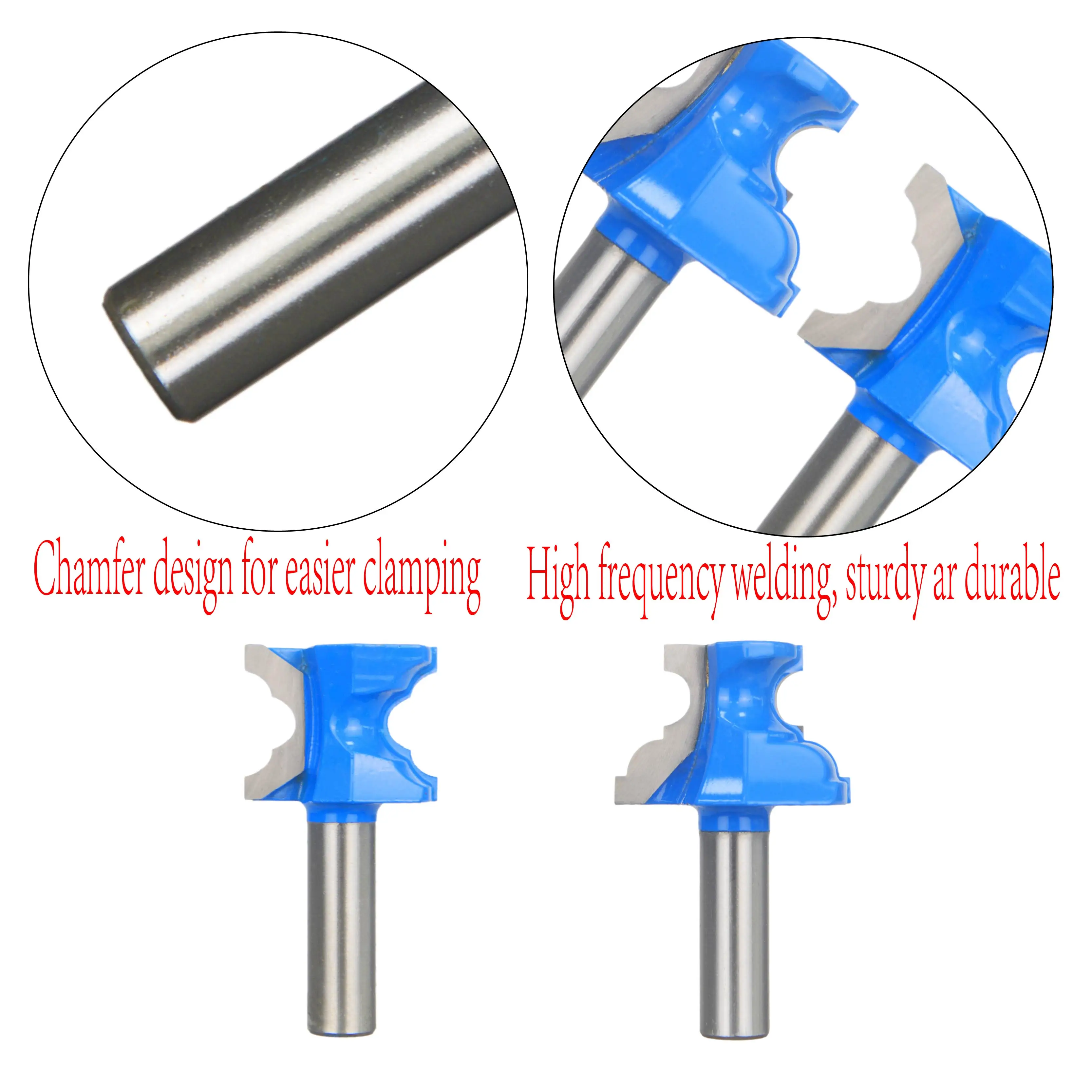 Face Moulding Router Bits for Door Panel Tungsten Steel Cutting Tools Shaper Cutter Solid Carbide CNC Router Bits