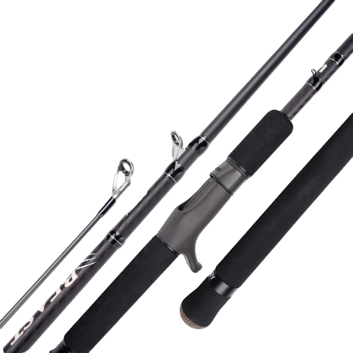 Wholesale OEM 1.98m Freshwater Wheels Fuji Guide Reel Seat Power Game Fishing Rods